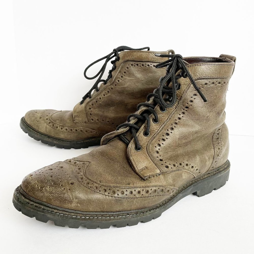 Men's Brown Brogue Boots